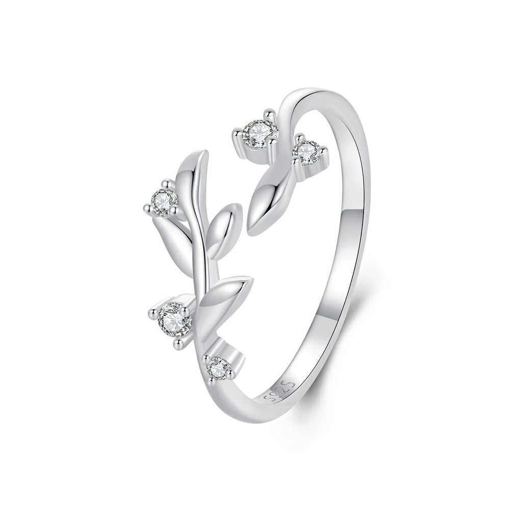 925 Sterling Silver Pave Setting CZ 1.5mm Ring