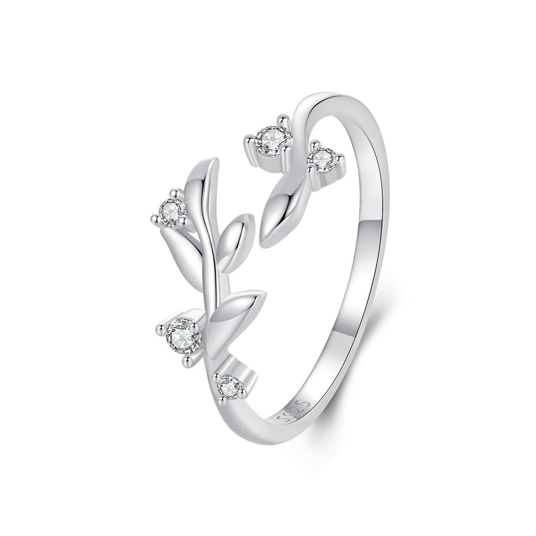 925 Sterling Silver Pave Setting CZ 1.5mm Ring