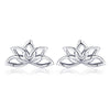 925 Sterling Silver Plated Platinum Earrings