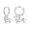 925 Sterling Silver & Plated White Gold Earrings for Women