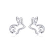 S925 Sterling Silver Plated Platinum Earrings