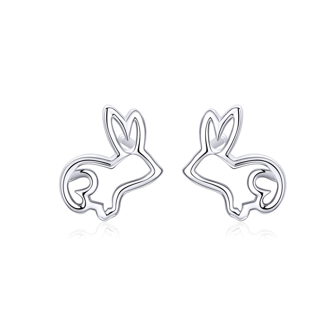 S925 Sterling Silver Plated Platinum Earrings