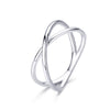 925 Sterling Silver Plated Platinum Ring Size 5.0 for Women