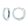 925 Sterling Silver Enamel Oxidized Earrings for Women