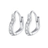 925 Sterling Silver Earrings with Pavé Setting CZ for Women