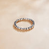 925 Sterling Silver Oxidized Ring Size 6.0 for Women