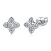 925 Sterling Silver Plated White Gold Moissanite Necklace 0.15cm for Women