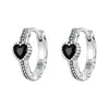 925 Sterling Silver Earrings with Pavé Setting CZ