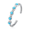 925 Sterling Silver Turquoise Oxidized Silver Ring