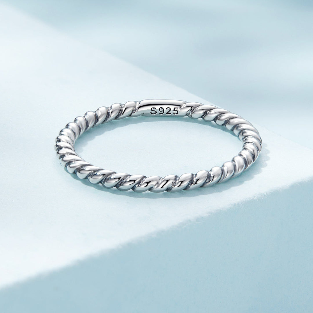 925 Sterling Silver Oxidized Ring Size 6.0 for Women