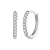 S925 Sterling Silver 2.0mm Moissanite Earrings for Women