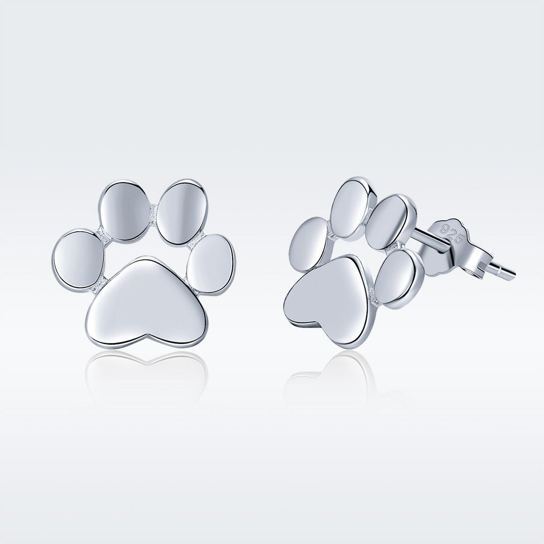 925 Sterling Silver Platinum Plated Earrings for Women