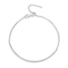925 Sterling Silver Adjustable Platinum-Plated Bracelet for Women