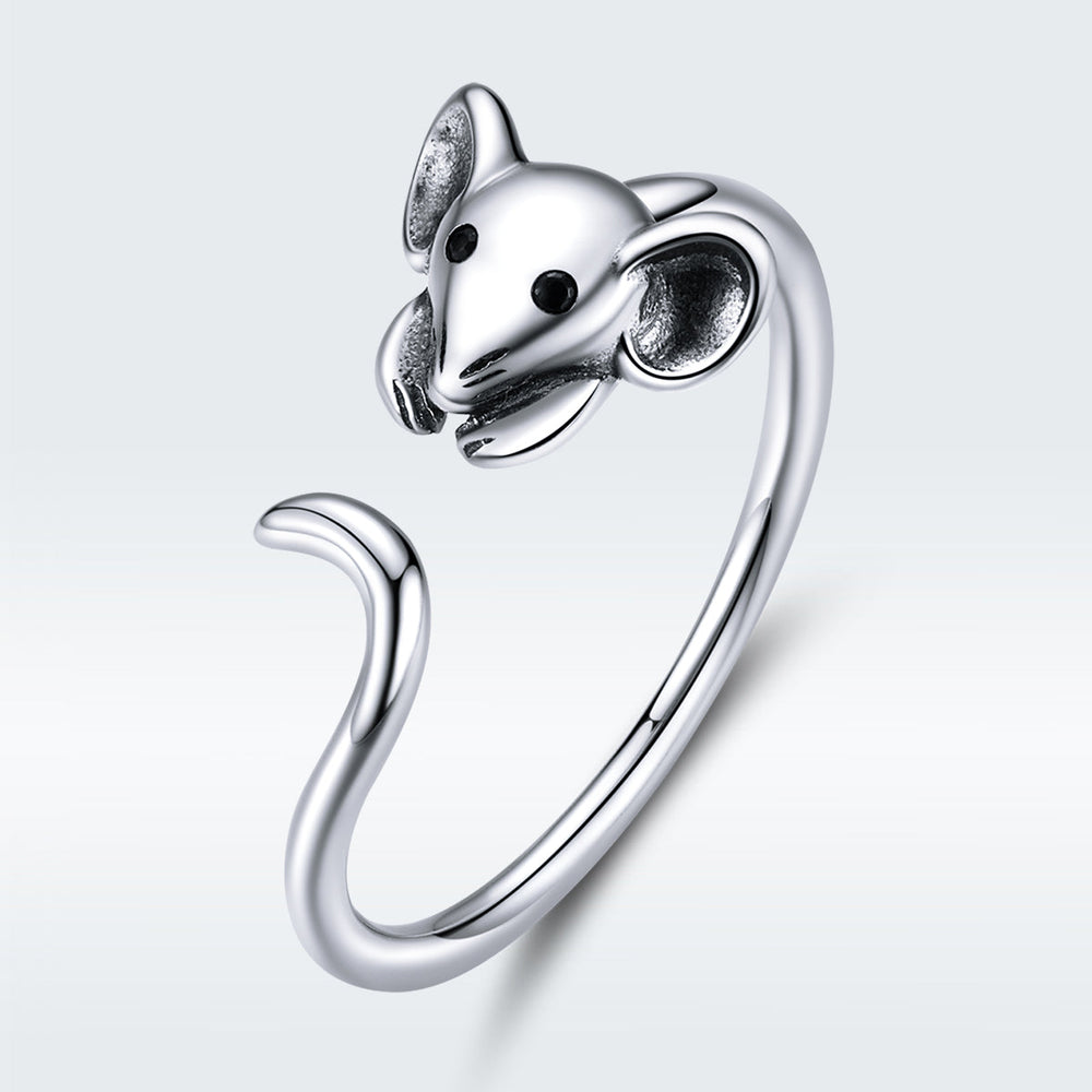 S925 Oxidized Silver Ring