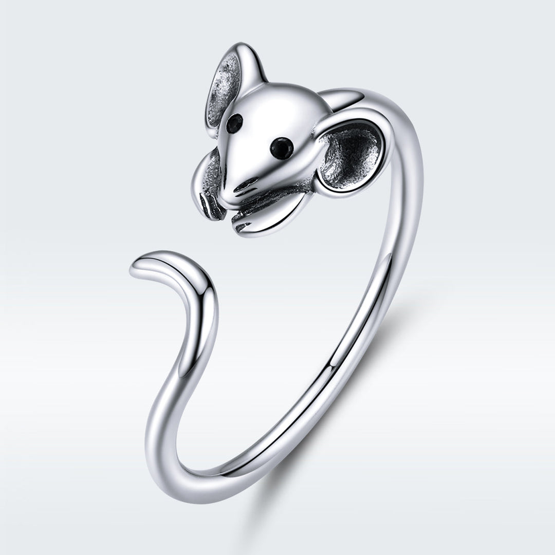 S925 Oxidized Silver Ring