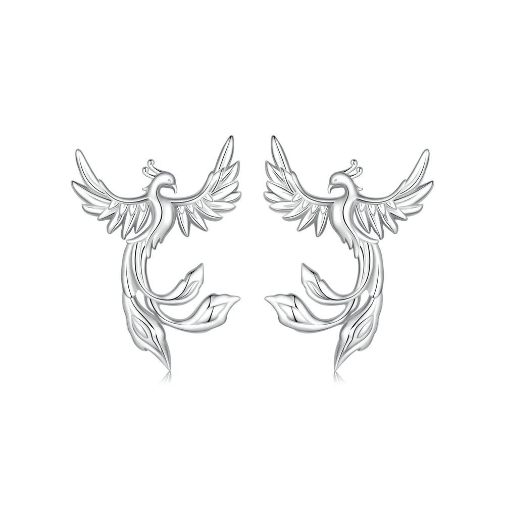 925 Sterling Silver Plated White Gold Earrings for Women