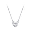 925 Sterling Silver 4mm 0.245ct Moissanite Necklace for Women