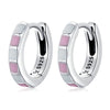 S925 Sterling Silver Enamel Oxidized Earrings