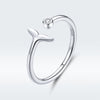 S925 Sterling Silver Pavé Setting CZ Ring for Women