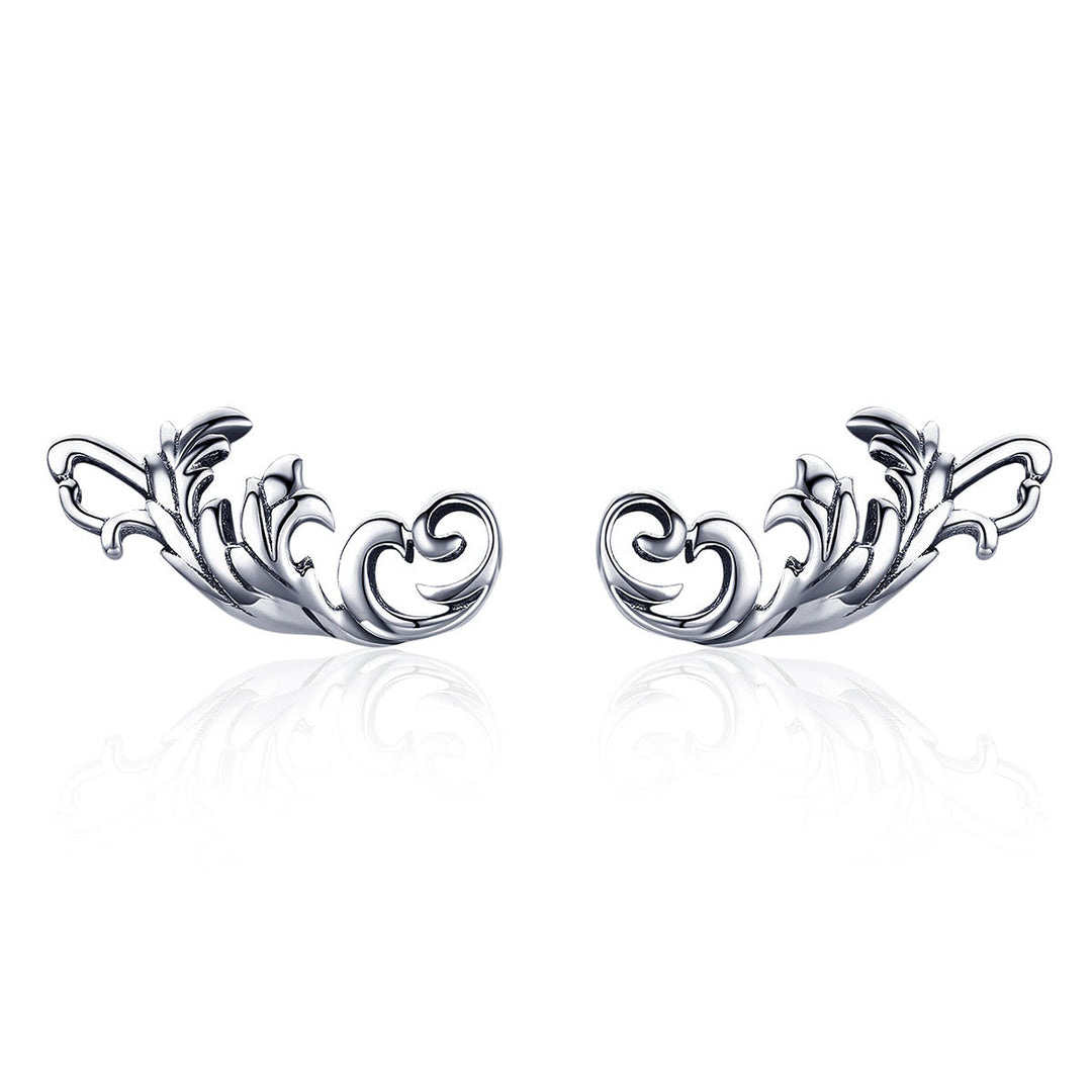 925 Sterling Silver Oxidized Silver Earrings for Women