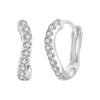 925 Sterling Silver Pavé CZ Earrings for Women