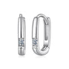 925 Sterling Silver Moissanite 0.16 ct Stud Earrings for Women