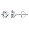 925 Sterling Silver 6.5mm Moissanite Earrings for Women