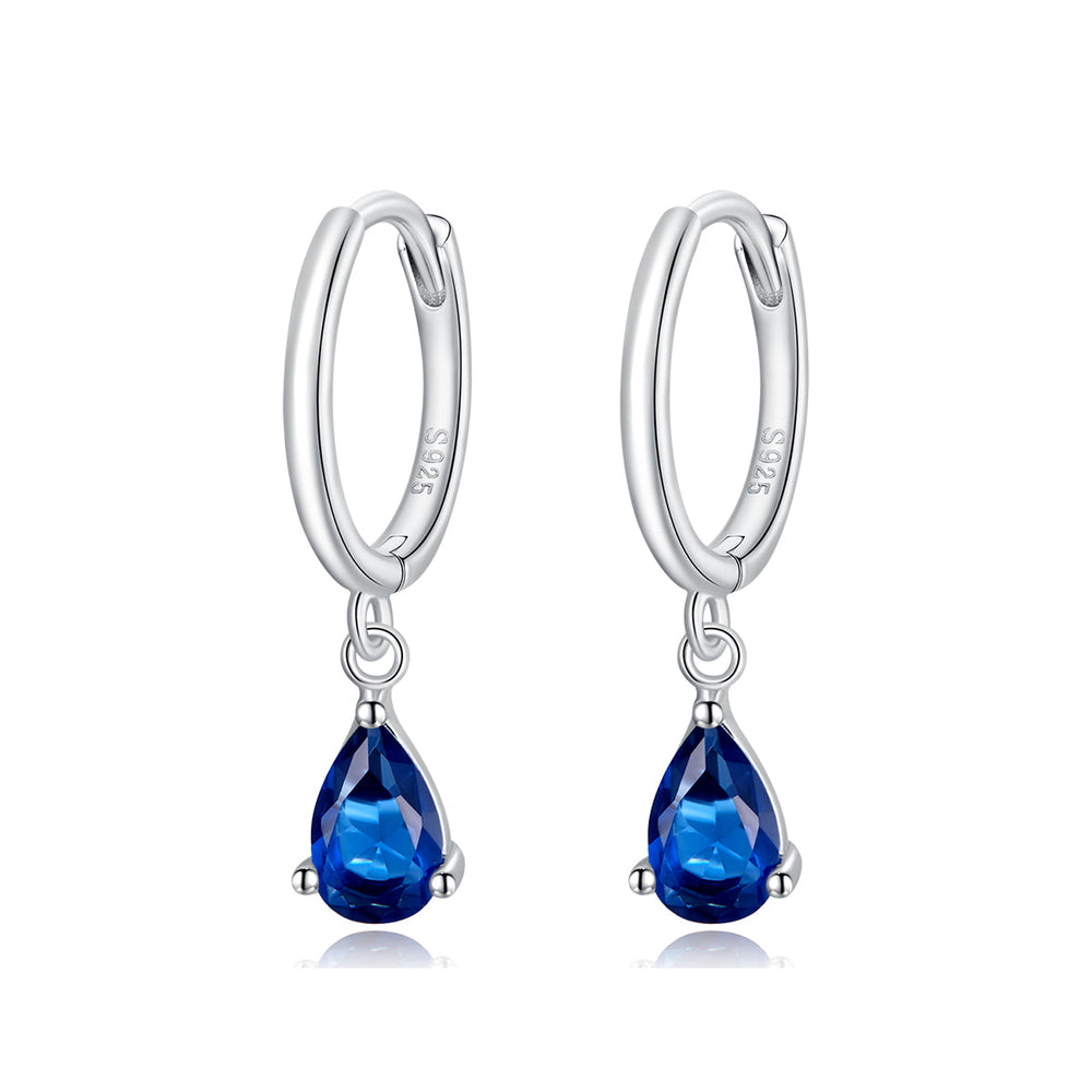 925 Sterling Silver Earrings with Pavé Setting CZ