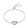 925 Sterling Silver Bracelet with Pavé Setting CZ