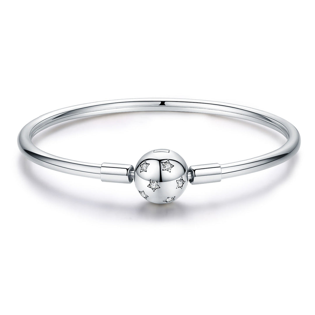 925 Sterling Silver Adjustable Bracelet Style Nan Size 17cm for Men