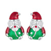 925 Sterling Silver 11*7mm Enamel Process Earrings