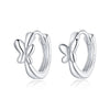 925 Sterling Silver Plated Platinum Earrings for Women