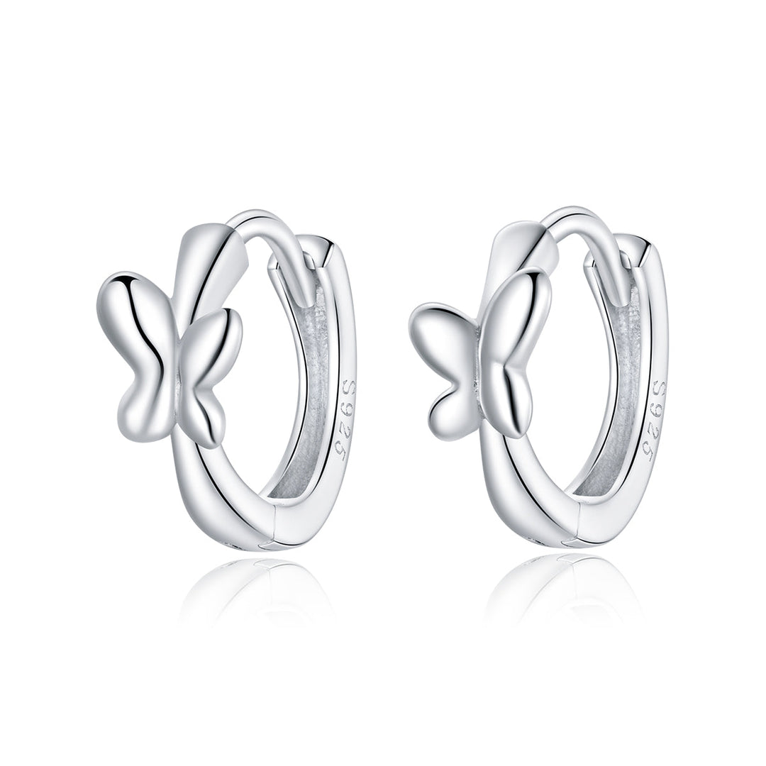 925 Sterling Silver Plated Platinum Earrings for Women