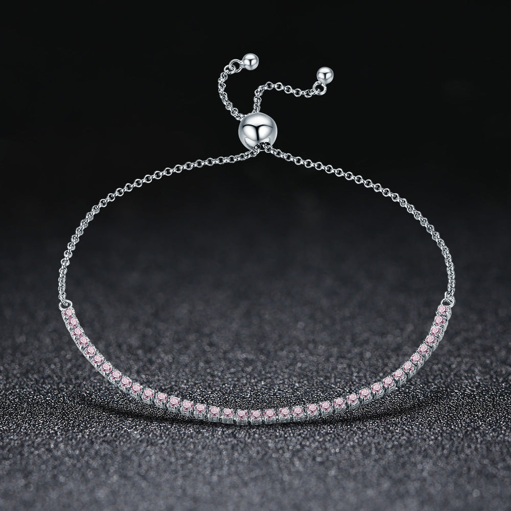 925 Sterling Silver Bracelet 27cm for Women