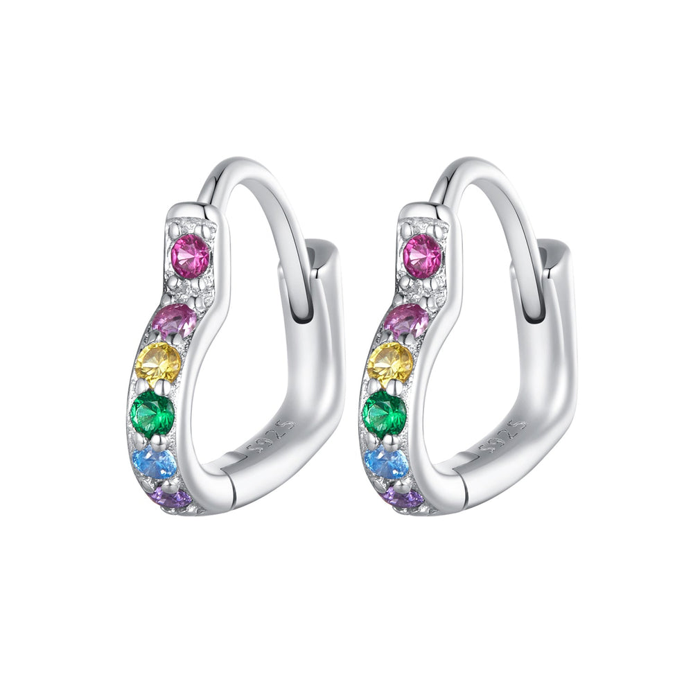 925 Sterling Silver Earrings with Pavé Setting CZ for Women