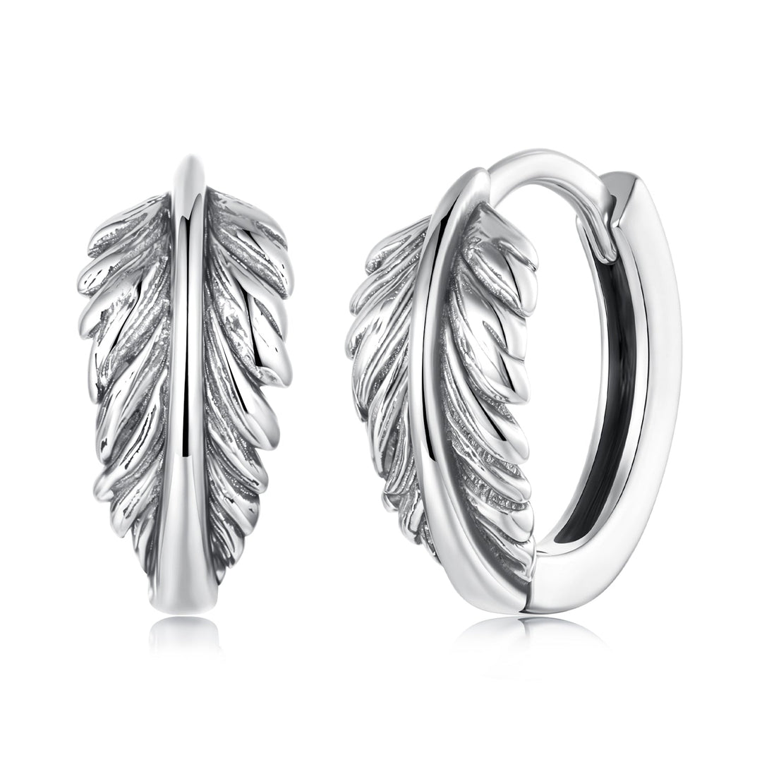 925 Sterling Silver Earrings with Oxidized Silver for Women
