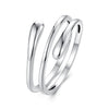 925 Sterling Silver Oxidized Silver Adjustable Rings