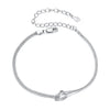 925 Sterling Silver & Plated White Gold Bracelet for Women