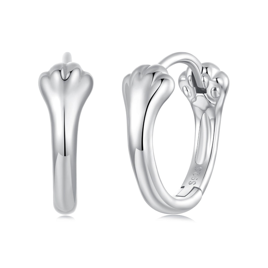 925 Sterling Silver Plated White Gold Earrings for Women