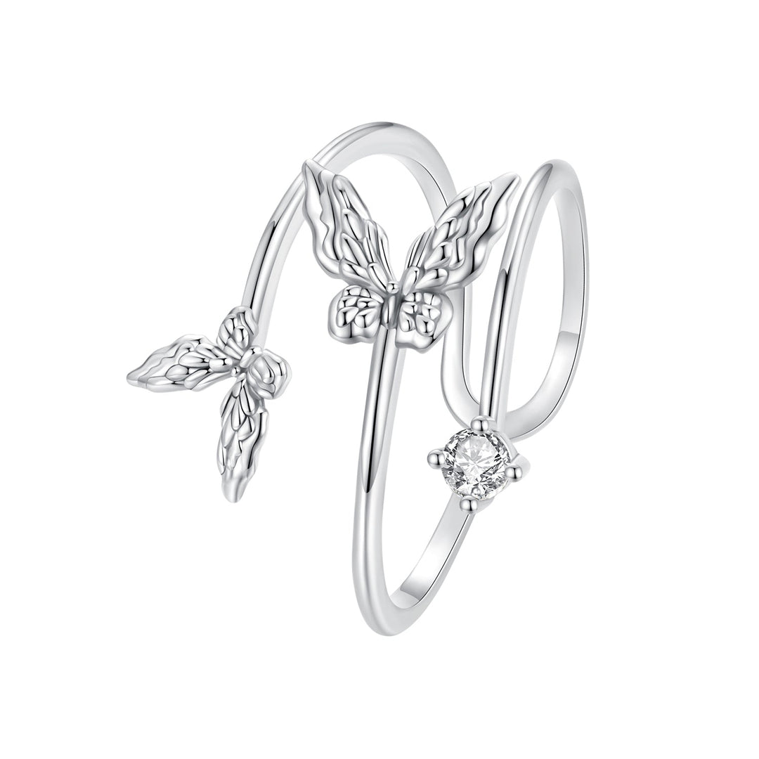925 Sterling Silver Pavé Setting CZ Ring