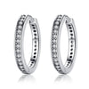 925 Sterling Silver Earrings with Pavé Setting CZ