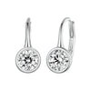 925 Sterling Silver 0.50 Carat Moissanite Earrings for Women