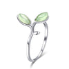 925 Sterling Silver Ring for Women - 0.1cm Width, 1.3cm Height