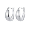 925 Sterling Silver White Gold Plated Earrings for Women