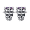 925 Sterling Silver Earrings with Pavé Setting CZ 10*9mm for Women