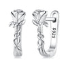 925 Sterling Silver Earrings with Oxidized Finish for Women