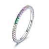 925 Sterling Silver Pavé Set CZ Ring Size 6 for Women