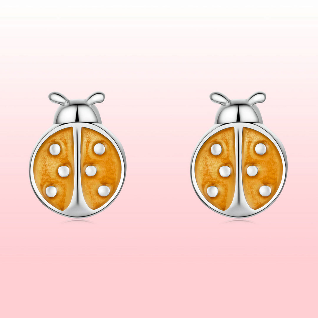 S925 Sterling Silver Enamel Earrings for Women