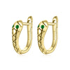925 Sterling Silver Plated Platinum CZ Earrings for Women