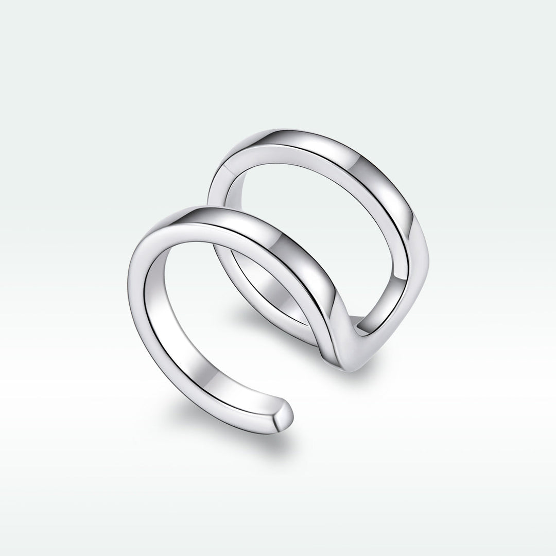 925 Sterling Silver Earrings 1.2*0.8cm with Platinum Plating for Women